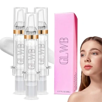 Abbildung von Glwb Lip Plumper, Exteme Plump And Pout bester Plumper Gloss, ultra feuchtigkeitsspendender Booster mit Chili Extrakt für schmollende Lippen (3Pcs)