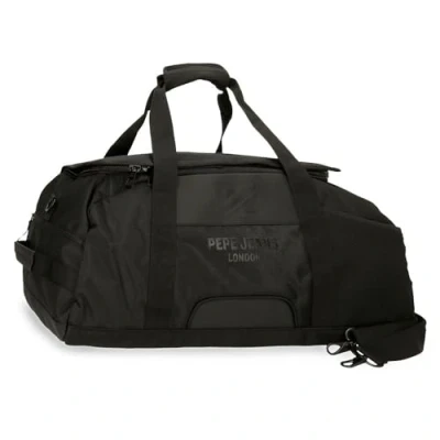 Abbildung von Pepe Jeans Bromley Reisetasche, Schwarz, 56 x 32 25,5 cm, Polyester, 45,7 l, Talla única, reisetasche