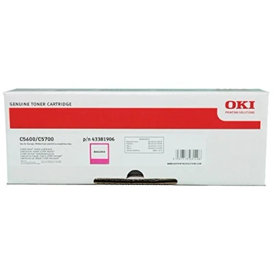 Abbildung von Oki 43381906 magenta toner 2.000 seiten original