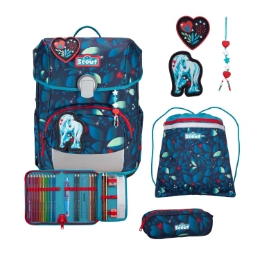 Abbildung von Scout Neo Set LED White Unicorn Schulrucksack