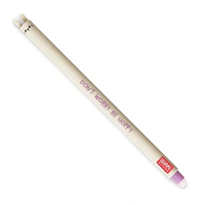 Abbildung von Radierbarer Gelstift Hase lila Tinte Legami