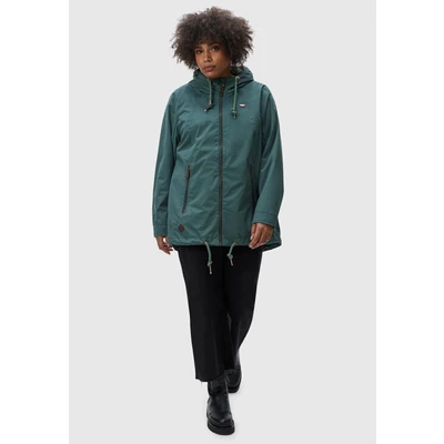Abbildung von Ragwear ZUKA Regenjacke / wasserabweisende Jacke, Damen, Größe: 4XL, Dark green