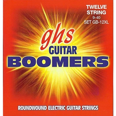 Abbildung von Saitensatz für E Gitarre GHS BOOMERS 12 Saiten GB 12XL Extra leicht 009/040