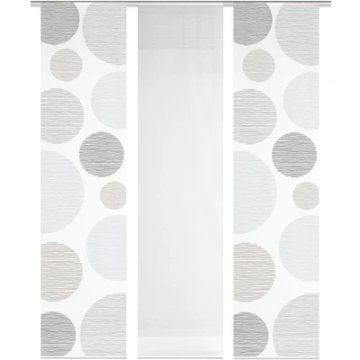 Abbildung von Vision S Schiebegardine &quot;3ER Set BORDEN&quot;, (3 St.), HxB: 260x60, Schiebevorhang 3er Digitaldruck