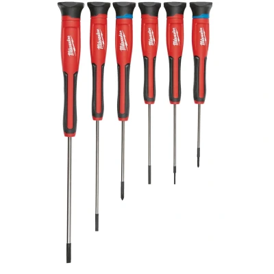 Abbildung von MILWAUKEE 4932471869 Schraubendrehersatz 6 PH00, PH0, SL1.6, SL2, SL3.2, SL4