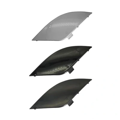 Abbildung von MEXWLOP for Mercedes, W204 Heckstoßstange Abschlepphaken Abdeckkappe Schwarz, Benz, C Klasse 2007 2010 C180 C200 C230 C260 C300 2048850823 Abdeckung für von Fahrzeugen(Silver)