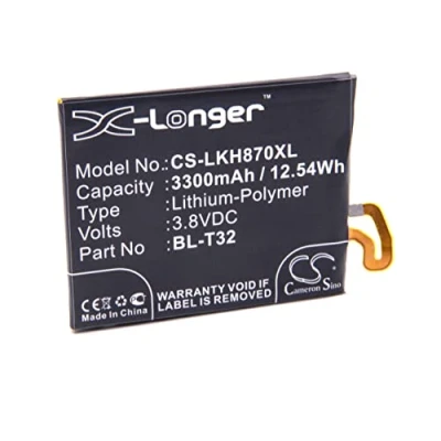 Abbildung von vhbw 1x Akku Ersatz für LG EAC63438701, BL T32 Handy Smartphone Telefon (3300 mAh, 3,8 V, Li Polymer)