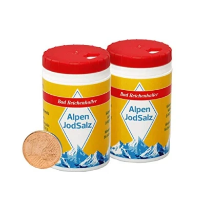 Abbildung von Bad Reichenhaller ALPEN JOD SALZ TO GO 2x10g Ministreuer