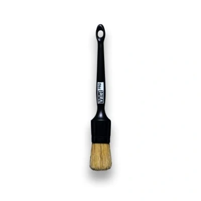 Abbildung von detailmate ValetPRO Large Sash Brush No. 16 Black großer Reinigungspinsel weich, BRU 19 + Nitril Schutzhandschuh
