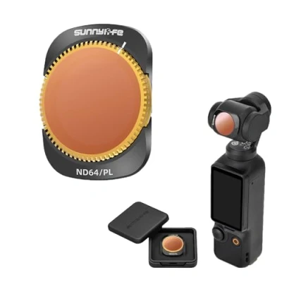 Abbildung von MotuTech Objektivfilter für DJI OSMO Pocket 3 Filter Neutral Density Polarisator verstellbar ND64/PL