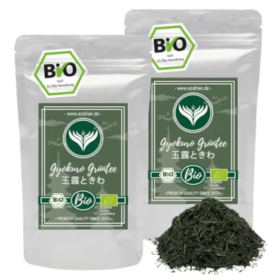 Abbildung von Azafran BIO Gyokuro Tee Japanischer Premium Grüntee Original aus Japan 500g