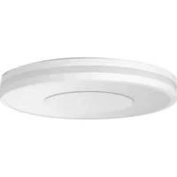 Abbildung von Philips Hue White Ambiance Being Deckenleuchte (2.500 lm) inkl. Dimmschalter, dimmbare Deckenlampe für das Lichtsystem mit allen Weißtönen, smarte Lichtsteuerung über Sprache und App, weiß