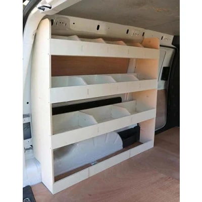 Abbildung von VANIFY Kompatibel mit Volkswagen Caddy L2 (Maxi) 2003 20 Fahrzeugeinrichtung Fahrzeugregale, Fahrerseite hinten Regal