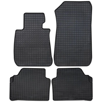 Abbildung von PETEX 16710 Gummimatten passend für 3er (E90) Limousine ab 2005 01/2012 / (E91) Touring 08/2012 (E92) Coupe 10/2006 08/2013 Fußmatten schwarz 4 teilig