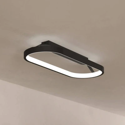 Abbildung von Eglo 900631 Deckenleuchte CODRIALES Kunststoff weiss LED 27W 3000K L:79cm B:30cm H:11.6cm dimmbar