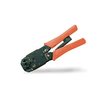 Abbildung von DIGITUS Modular Stecker Crimp Zange Patch Kabel RJ45 Netzwerk RJ12 RJ11 Rund &amp; Flachband