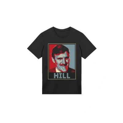 Abbildung von F4NT4STIC TV Times Jimmy HILL Sports Presenter Tshirt print, Herren, Größe: 3XL, Schwarz