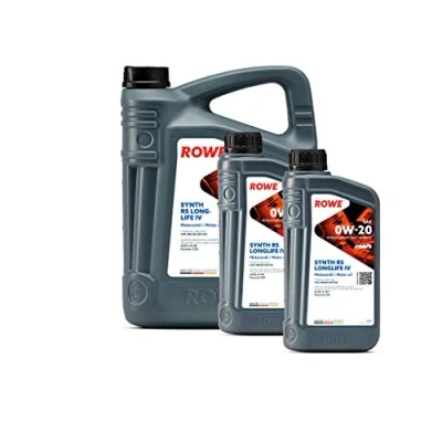 Abbildung von 7 (5L+2L) Liter ROWE HIGHTEC SYNTH RS LONGLIFE IV SAE 0W 20 Motoröl Made in Germany