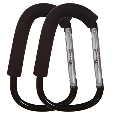 Abbildung von Dreambaby F2266 Strollerbuddy Jumbo Kinderwagen Haken Karabiner (groß)