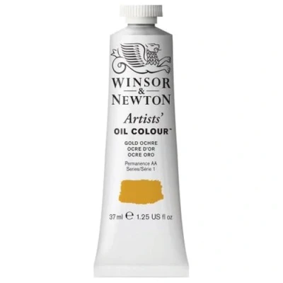 Abbildung von Winsor &amp; Newton 1214285 Artists Ölfarbe 37ml Tube, Künstler mit höchstmöglicher Pigmentierung, höchste Lichtechtheit Goldocker
