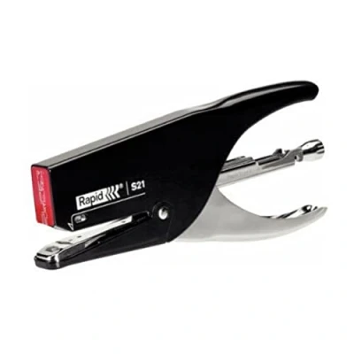 Abbildung von Rapid 24812601 Flachheftzange S21, Metall, 30 Blatt, schwarz