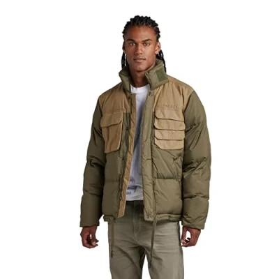 Abbildung von G STAR RAW Herren Unisex Attac Utility Steppjacke, Grün (shadow olive D21937 D199 B230), XL