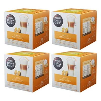 Abbildung von NESCAFÉ Dolce Gusto Latte Macchiato, Kaffee, Kaffeekapsel, 4er Pack, 4 x 16 Kapseln (32 Portionen)