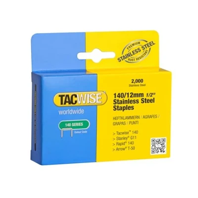 Abbildung von Tacwise Heftklammern 140/12mm Edelstahl VE=2000 Stück