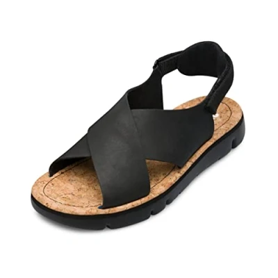 Abbildung von Camper Oruga Riemensandalette, Damen, Größe: 40, Black Schuhe