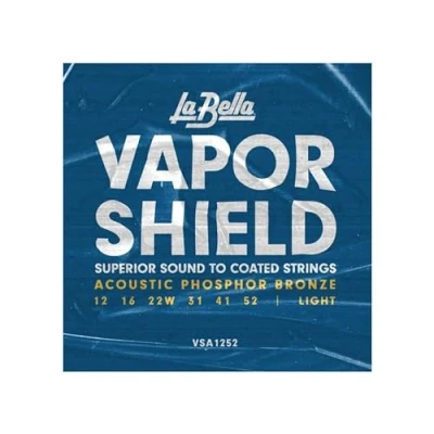 Abbildung von La Bella vsa1252 Vapor Shield Akustik Gitarre Saiten, Light 1252