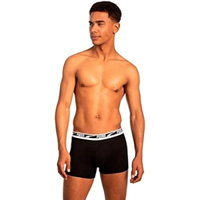 Abbildung von Puma Multi LOGO 2 PACK Panties, Herren, Größe: Large, Black combo