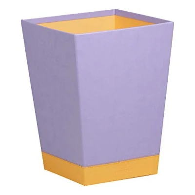 Abbildung von Rhodia 318829C Papierkorb (24 x 24 32 cm, Kunstleder, elegant und praktisch, ideal für Ihr Büro) 1 Stück, iris