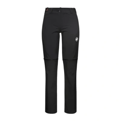 Abbildung von Mammut Damen Outdoor Zip Off Pants Women Wanderhose, Schwarz, 34 EU