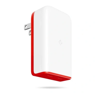 Abbildung von Twelve South PlugBug USB C Ladeblock, 50 W, Schnellladehub mit 2 Anschlüssen für iPhone, iPad, MacBook und andere, Apple Find My Integration Schnellladegerät Typ