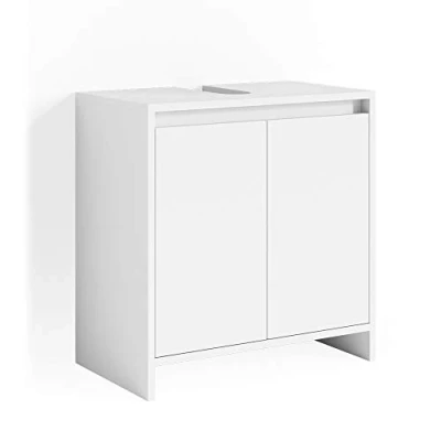 Abbildung von Vicco Waschbeckenunterschrank Emma, Weiß, 58 x 60 cm