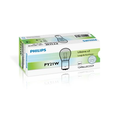 Abbildung von Glühlampe, Blinkleuchte PHILIPS 12496LLECOCP