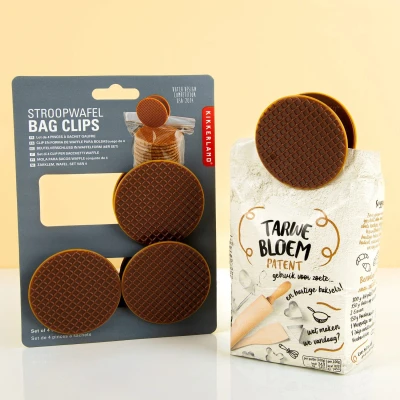 Abbildung von Stroopwafel Taschenclip (4er Set)