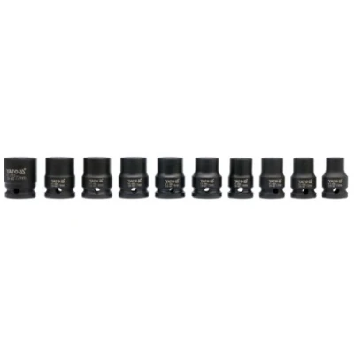 Abbildung von YATO YT 1025 Steckschlüsseleinsatz Set 10 Chrom Molybdänstahl 1/2