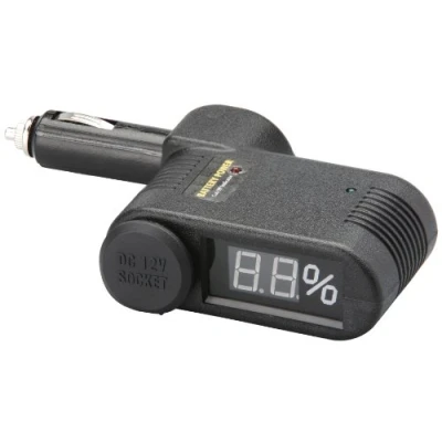 Abbildung von Unitec 77096 KFZ Batteriew„chter, mit 12 Volt Kupplung, Black, 0