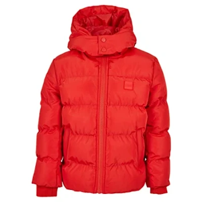 Abbildung von Urban Classics Hooded Puffer Winterjacke für Kinder, Größe: 146/152, Hugered