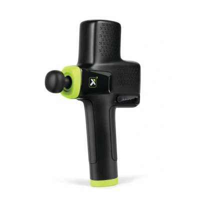 Abbildung von TriggerPoint Impact Percussion Massage Gun, Massagepistole für gezielte Muskelentspannung, Leichtes Gewicht, Schwarz / Limette, 4 Speed