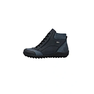 Abbildung von Remonte Schnürstiefelette, Damen, Größe: 38, Blau Schuhe