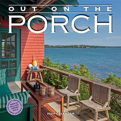 Abbildung von Out on the Porch Wall Calendar 2024: Living for Every Day of Year
