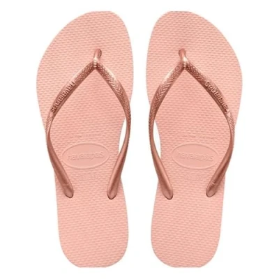 Abbildung von Havaianas Slim, Stylische, Robuste und Vielseitige Badelatschen für Frauen mit Texturierten Sohlen Grip Halt