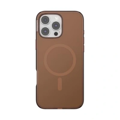 Abbildung von PopSockets iPhone 16 Pro Max Hülle kompatibel mit MagSafe, Handyhülle für Max, kabellos aufladbar, nur Amber
