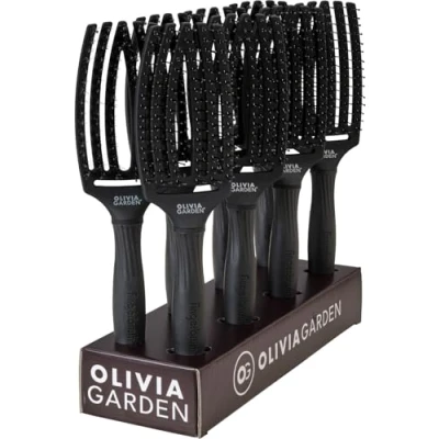 Abbildung von Olivia Garden Set Fingerbrush Double Medium Full Black