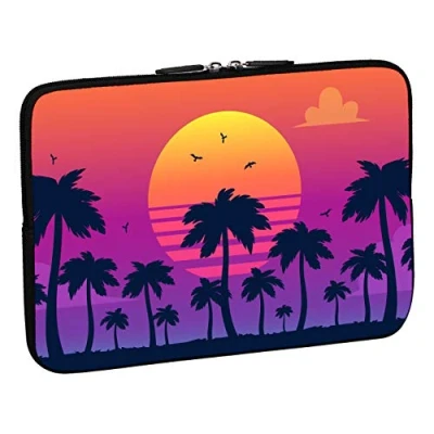 Abbildung von PEDEA Design Schutzhülle Notebook Tasche bis 17,3 Zoll (43,9cm), California Beach