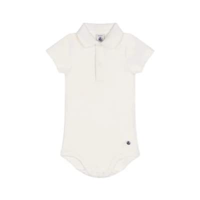 Abbildung von Petit Bateau BABY Mileno Poloshirt für Kinder, Größe: 60, Marshmallow