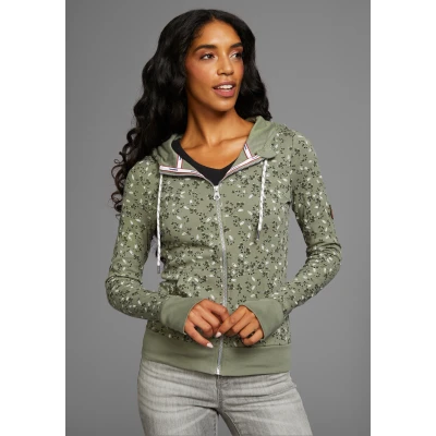Abbildung von KangaROOS Sweatjacke, mit Allover Print NEUE KOLLEKTION