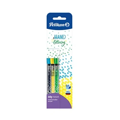 Abbildung von Pelikan 817097 Tintenschreiber Inky 273 Neon, 3 Stück